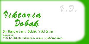 viktoria dobak business card